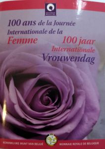 BELGIUM 2 EURO 2011 - INTERNATIONAL WOMAN'S DAY( COIN CARD)